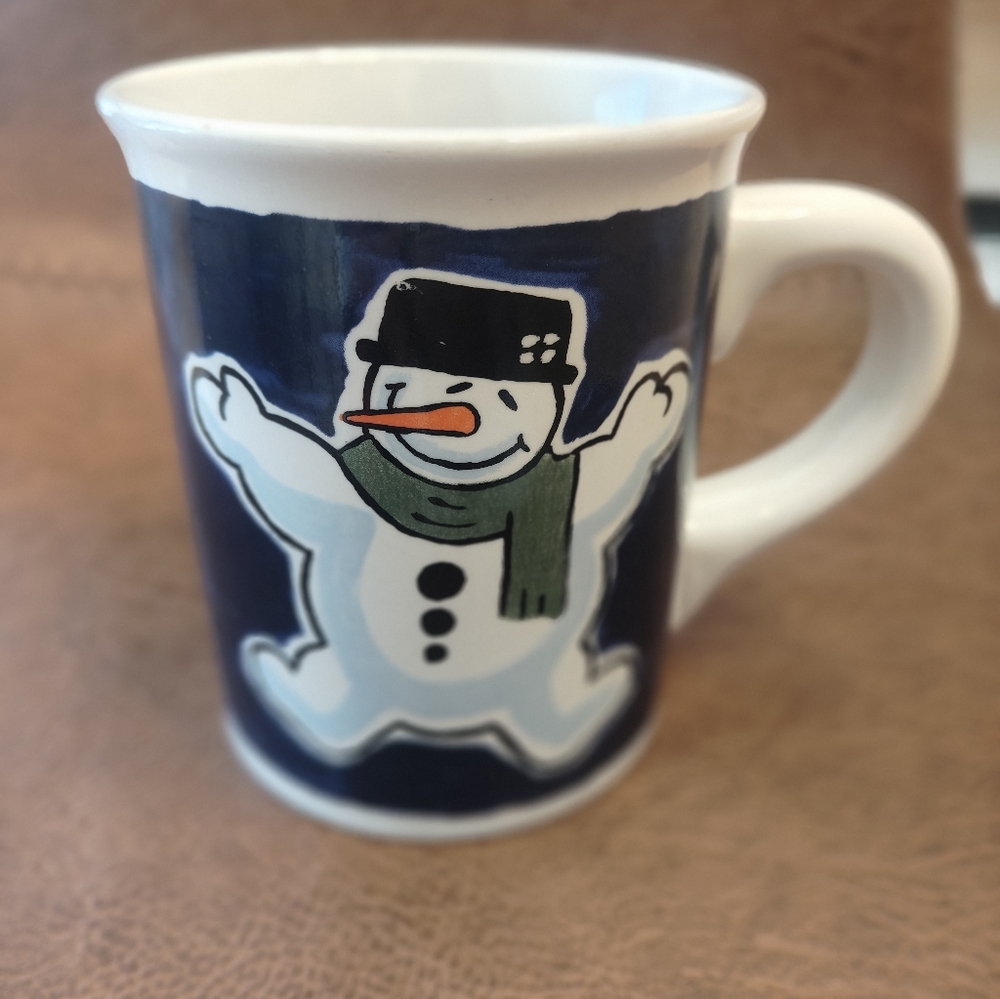 Vintage Snowman Winter Christmas Theme Coffee/Hot Chocolate Mug